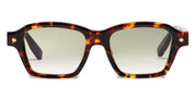 Ottica Mondello Roma - John Dalia - P08-C141 - PROJECT 08 - C141 - Classic Havana - Yellow Gold - Acetate - shape Squared - havana, gold - EYEWEAR - SUNGLASSES - Unisex,Uomo,Donna,Women,Men - lens Gradient green - Made In France
