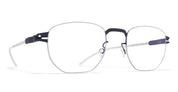 Ottica Mondello Roma - Mykita - 10090337 - ROSCOE - INDIGO / SILVER RX - stainless steel - shape  - Silver, blue - EYEWEAR - EYEGLASSES - Unisex,Uomo,Donna,Women,Men - lens  - Made In Germany