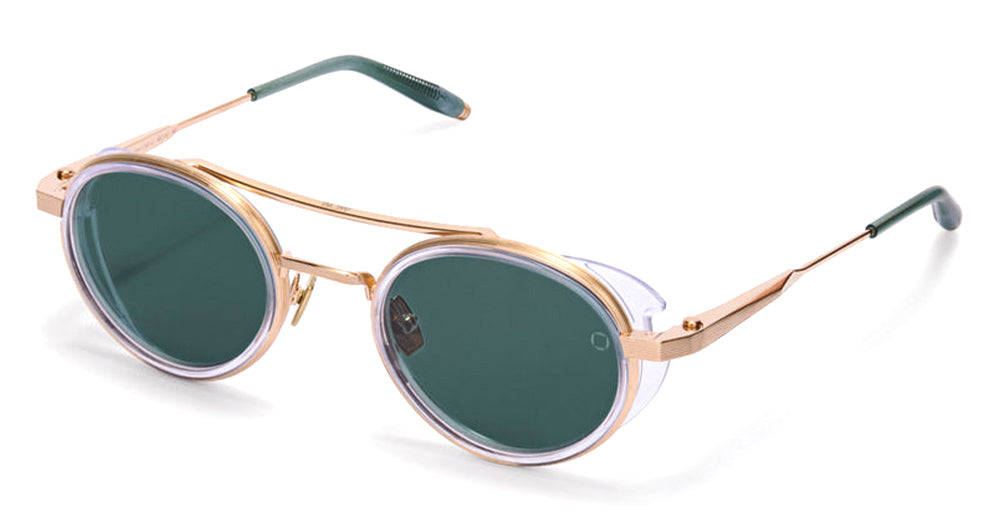 Ottica Mondello Roma - Akoni - AKS-532C-48 - ASTRIA - CRYSTAL CLEAR - Titanium - shape  - crystal, gold - EYEWEAR - SUNGLASSES - Unisex,Uomo,Donna,Women,Men - lens  - Made In Japan