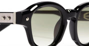 Ottica Mondello Roma - John Dalia - P10-C606 - PROJECT 10 - C606 Shiny Black - Silver Plated - Acetate - shape  - black, silver - EYEWEAR - SUNGLASSES - Unisex,Uomo,Donna,Women,Men - lens  - Made In France