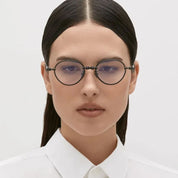 Ottica Mondello Roma - Kuboraum - KROH67RH000000OP - MASK H67 RH - DARK GUNMETAL RX - Titanium - shape Round - grey - EYEWEAR - EYEGLASSES - Unisex,Uomo,Donna,Women,Men - lens Clear - Made In Italy