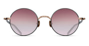 Ottica Mondello Roma - Matsuda - M3087.SG.RG-MBK.46 - M3087 - ROSE GOLD / MATTE BLACK - Titanium - shape Round - rose gold, black - EYEWEAR - SUNGLASSES - Unisex,Uomo,Donna,Women,Men - lens Gradient pink - Made In Japan