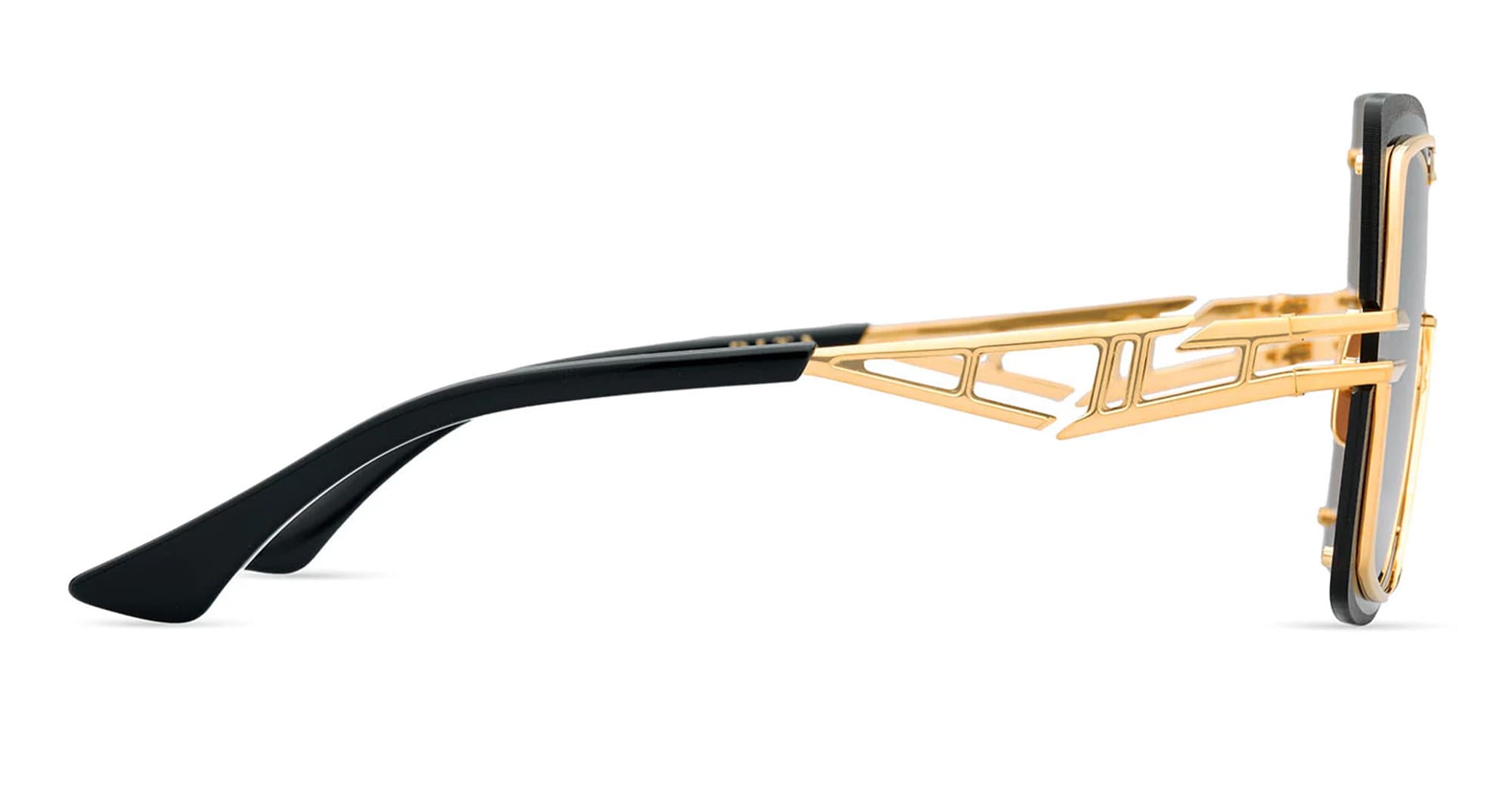 Ottica Mondello Roma - DITA - DTS440-A-01 - BROKYN -  YELLOW GOLD - Titanium - shape Butterfly - Gold - EYEWEAR - SUNGLASSES - Donna,Women - lens Grey - Made In Japan