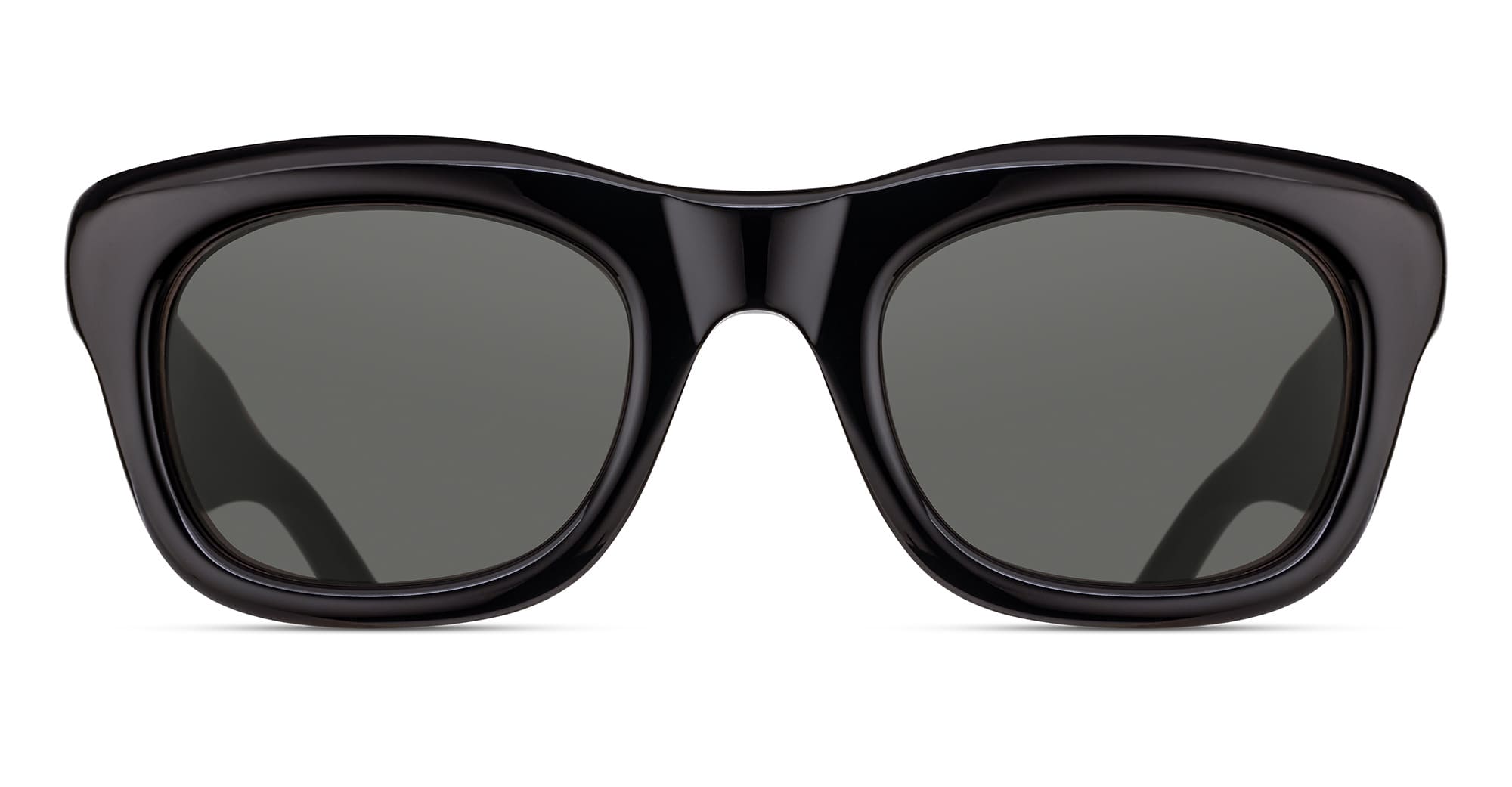 Ottica Mondello Roma - Matsuda - M1042.SG.BLK-S.50 - M1042 - BLACK / GREY SOLID - Acetate - shape Squared - Black - EYEWEAR - SUNGLASSES - Unisex,Uomo,Donna,Women,Men - lens Grey - Made In Japan