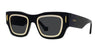 Ottica Mondello Roma - Loewe - LW40168I5301A - LW40168I - BLACK - Acetate, metal - shape Squared - Black - EYEWEAR - SUNGLASSES - Uomo,Men - lens Grey - Made In Italy