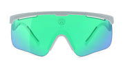 Ottica Mondello Roma - Alba Optics - 8050054517728 - DELTA - ICE / VZUM F-LENS BTL - Tr90 - shape Mask - grey - EYEWEAR - SUNGLASSES - Unisex,Uomo,Donna,Women,Men - lens blue green - Made In Italy