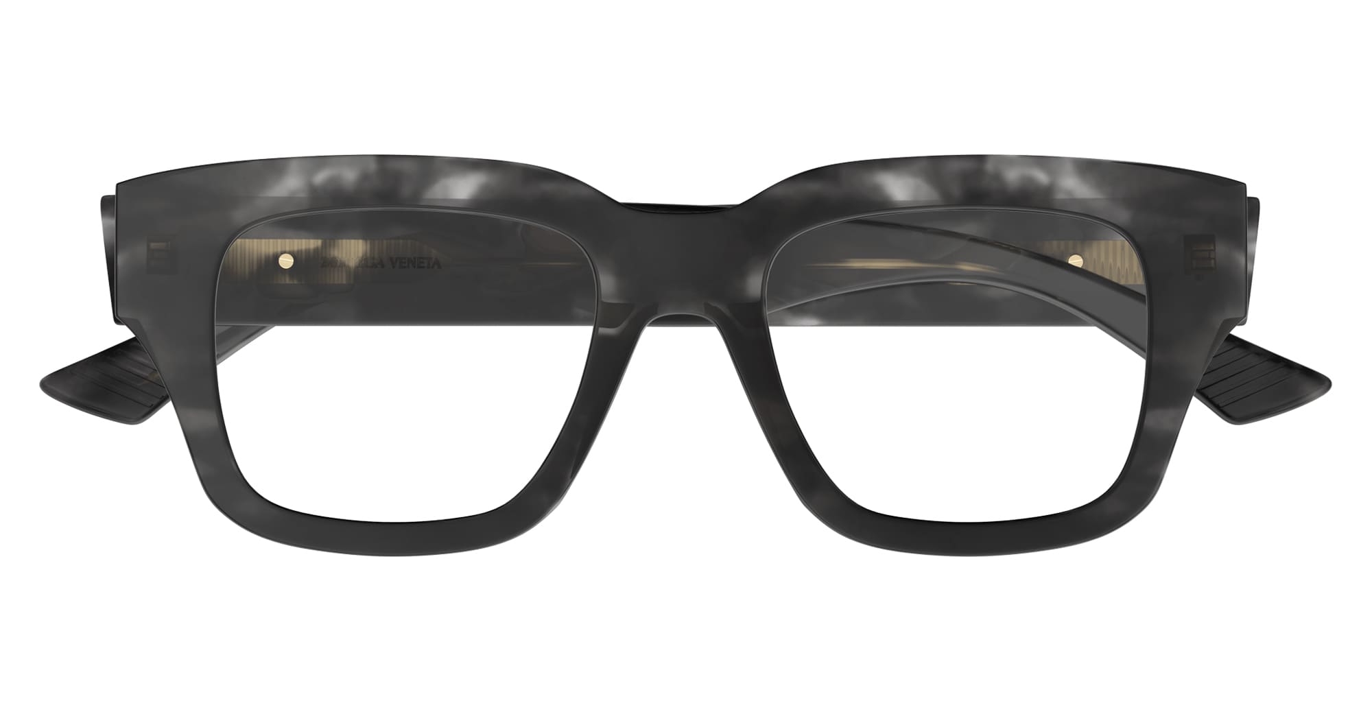 Ottica Mondello Roma - Bottega Veneta - BV1361O-006 - BV1361O-006 - BLACK RX - Acetate - shape Squared - Black - EYEWEAR - EYEGLASSES - Unisex,Uomo,Donna,Women,Men - lens Clear - Made In Japan