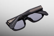 Ottica Mondello Roma - Jacques Marie Mage - JMMCO-58 - CORNICHE - RAVEN - Acetate - shape Rectangular - Black - EYEWEAR - SUNGLASSES - Unisex,Uomo,Donna,Women,Men - lens Grey - Made In Japan