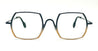 Ottica Mondello Roma - Theo eyewear - CAMB-463 - CAMBRIA - 463 BLACK / GOLD RX - stainless steel - shape  - Black, gold - EYEWEAR - EYEGLASSES - Uomo,Men - lens Clear - Made In Italy