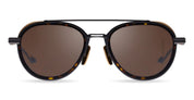Ottica Mondello Roma - DITA - DES004-52-08 - EPILUXURY 4 - BLACK IRON / TORTOISE / YELLOW GOLD - Acetate, titanium - shape Pilot - gold, tortoise, black - EYEWEAR - SUNGLASSES - Unisex,Uomo,Donna,Women,Men - lens Gradient brown - Made In Japan