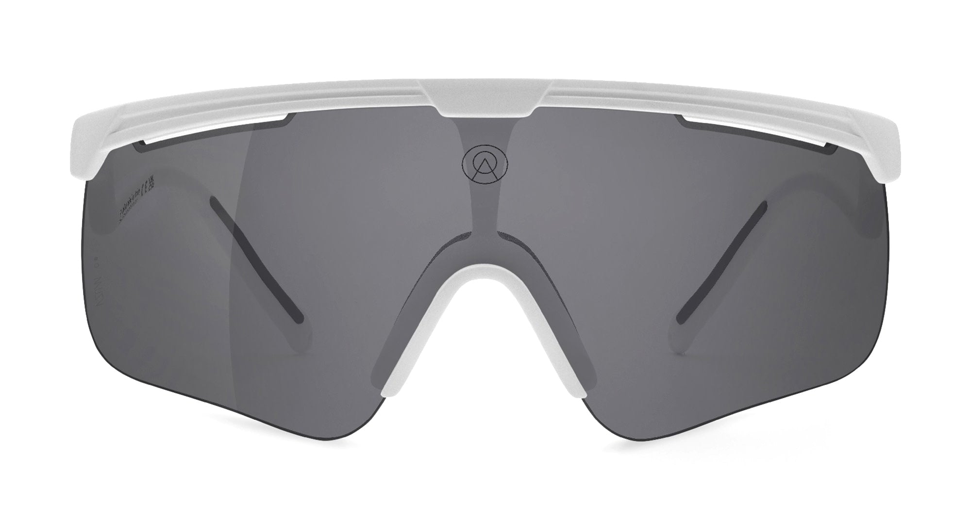 Ottica Mondello Roma - Alba Optics - 8050054516783 - DELTA - WHITE / VZUM F-LENS CLASSIC - Tr90 - shape Mask - White - EYEWEAR - SUNGLASSES - Unisex,Uomo,Donna,Women,Men - lens Grey - Made In Italy