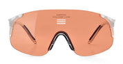 Ottica Mondello Roma - Alba Optics - 8050054518091 - JUMBO - WHITE / VZUM SALMON - Tr90 - shape Mask - White - EYEWEAR - SUNGLASSES - Unisex,Uomo,Donna,Women,Men - lens Pink - Made In Italy