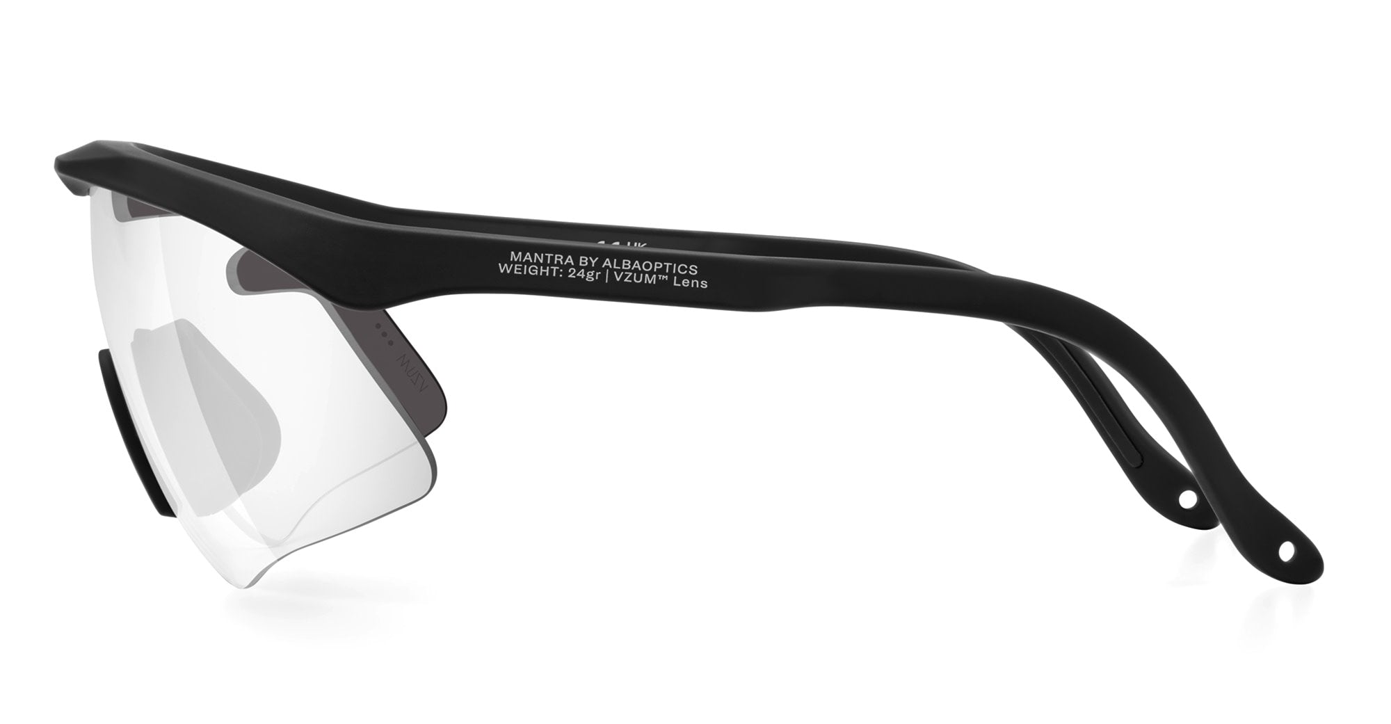 Ottica Mondello Roma - Alba Optics - 8050054518718 - MANTRA - BLACK / VZUM SUPER ALU - Tr90 - shape Mask - Black - EYEWEAR - SUNGLASSES - Unisex,Uomo,Donna,Women,Men - lens Grey - Made In Italy