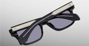 Ottica Mondello Roma - Jacques Marie Mage - JMMMLX-18U - MOLINO 55 - HUDSON - Acetate - shape Rectangular - blue - EYEWEAR - SUNGLASSES - Unisex,Uomo,Donna,Women,Men - lens purple gradient - Made In Japan