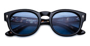 Ottica Mondello Roma - Jacques Marie Mage - JMMJH-01 - DR. DREAM - NOIR - Acetate - shape Panto - Black - EYEWEAR - SUNGLASSES - Unisex,Uomo,Donna,Women,Men - lens Blue - Made In Japan