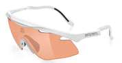 Ottica Mondello Roma - Alba Optics - 8050054518732 - MANTRA - WHITE / VZUM SALMON - Tr90 - shape Mask - White - EYEWEAR - SUNGLASSES - Unisex,Uomo,Donna,Women,Men - lens Pink - Made In Italy