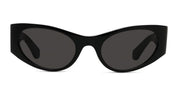Ottica Mondello Roma - Loewe - LW40196U5301A - SIGNATURE BLACK CAT-EYE SUNGLASSES - Acetate - shape Cat-eye - Black - EYEWEAR - SUNGLASSES - Donna,Women - lens Grey - Made In Italy