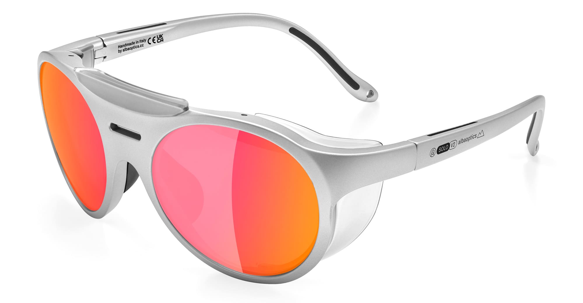  VZUM LAVA - Tr90 - shape  - Silver - EYEWEAR - SUNGLASSES - Unisex,Uomo,Donna,Women,Men - lens  - Made In Italy