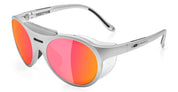Ottica Mondello Roma - Alba Optics - 8050054517063 - SOLO II - SILVER METAL / VZUM LAVA - Tr90 - shape  - Silver - EYEWEAR - SUNGLASSES - Unisex,Uomo,Donna,Women,Men - lens  - Made In Italy