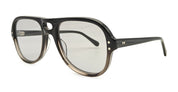 Ottica Mondello Roma - Julius Tart - JTPL-027Bb-2B-GR-56 - HOLLY - Black Fade / Light grey lens - Acetate - shape Aviator - Black - EYEWEAR - SUNGLASSES - Unisex,Uomo,Donna,Women,Men - lens Grey - Made In Japan