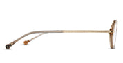 Ottica Mondello Roma - Matsuda - M2066.RX.CML-BG.47 - M2066 - CARAMEL / BRUSHED GOLD RX - Acetate - shape Diamond - brown - EYEWEAR - EYEGLASSES - Donna,Women - lens Clear - Made In Japan
