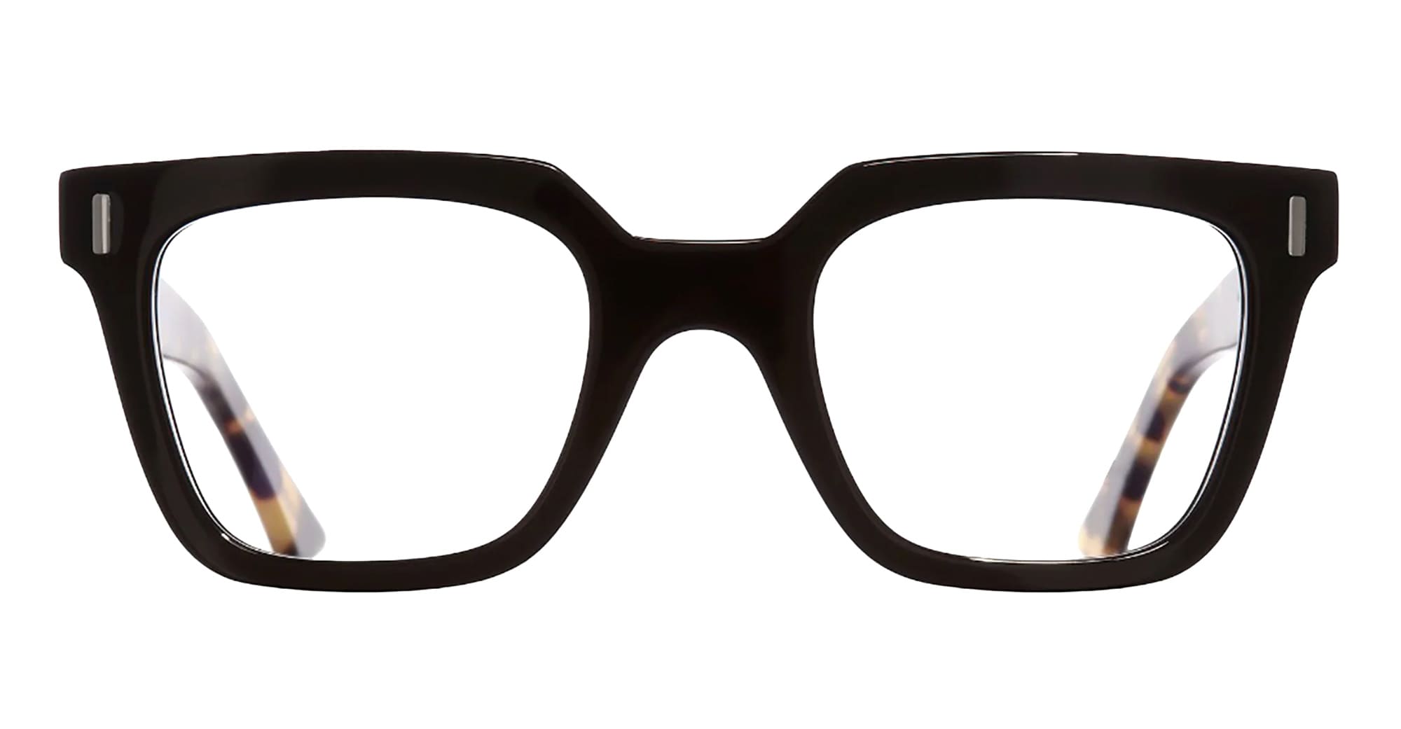 Ottica Mondello Roma - Cutler and Gross - CGOP-1305-51-06 - 1305 - BLACK ON CAMOUFLAGE RX - Acetate - shape Squared - black, tortoise - EYEWEAR - EYEGLASSES - Unisex,Uomo,Donna,Women,Men - lens Clear - Made In Italy