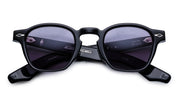 Ottica Mondello Roma - Jacques Marie Mage - JMMZP-K28 - ZEPHIRIN EPOXY II - FUMÉE - Acetate - shape Squared - Black - EYEWEAR - SUNGLASSES - Unisex,Uomo,Donna,Women,Men - lens purple - Made In Japan
