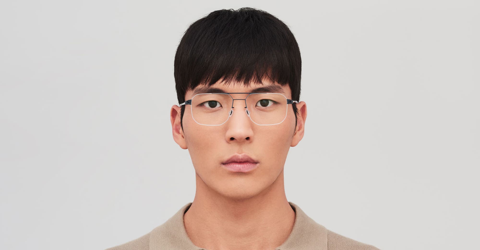 Ottica Mondello Roma - Mykita - 10091626 - REMBERT - SILVER / INDIGO RX - stainless steel - shape  - Silver, blue - EYEWEAR - EYEGLASSES - Unisex,Uomo,Donna,Women,Men - lens  - Made In Germany