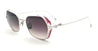 Ottica Mondello Roma - Matsuda - M3153.SG.PW.49 - M3153 - PALLADIUM WHITE / GREY GRADIENT - Titanium - shape Squared - Palladium - EYEWEAR - SUNGLASSES - Unisex,Uomo,Donna,Women,Men - lens Gradient grey - Made In Japan