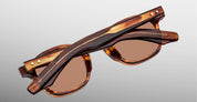 Ottica Mondello Roma - Jacques Marie Mage - JMMZPX-18P - ZEPHIRIN 47 - BOURBON - Acetate - shape Squared - brown - EYEWEAR - SUNGLASSES - Uomo,Men - lens Brown - Made In Japan