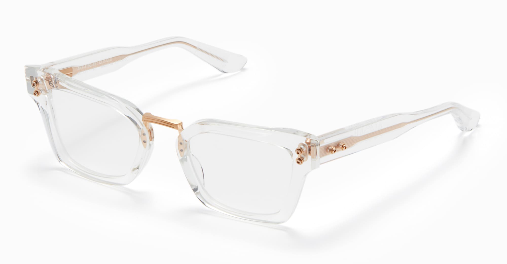 Luna - crystal clear / brushed white gold rx