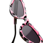 Ottica Mondello Roma - Kuboraum - KRS0Y3BS00PQ002Y - MASK Y3 BS PG -  POP-GROTESQUE - Acetate - shape Cat-eye - black, pink - EYEWEAR - SUNGLASSES - Donna,Women - lens Grey - Made In Italy