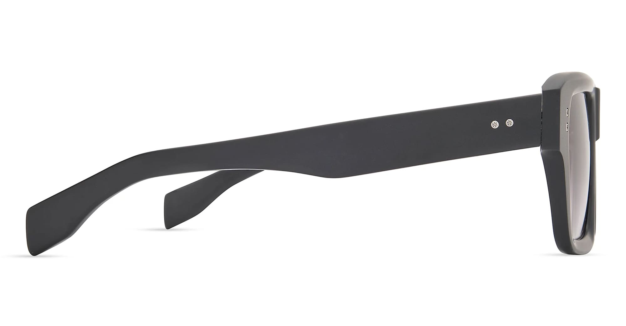Ottica Mondello Roma - DITA - DTS751-A-01 - ELIUX -  MATTE BLACK - Acetate - shape Squared - Black - EYEWEAR - SUNGLASSES - Unisex,Uomo,Donna,Women,Men - lens Gradient grey - Made In Japan