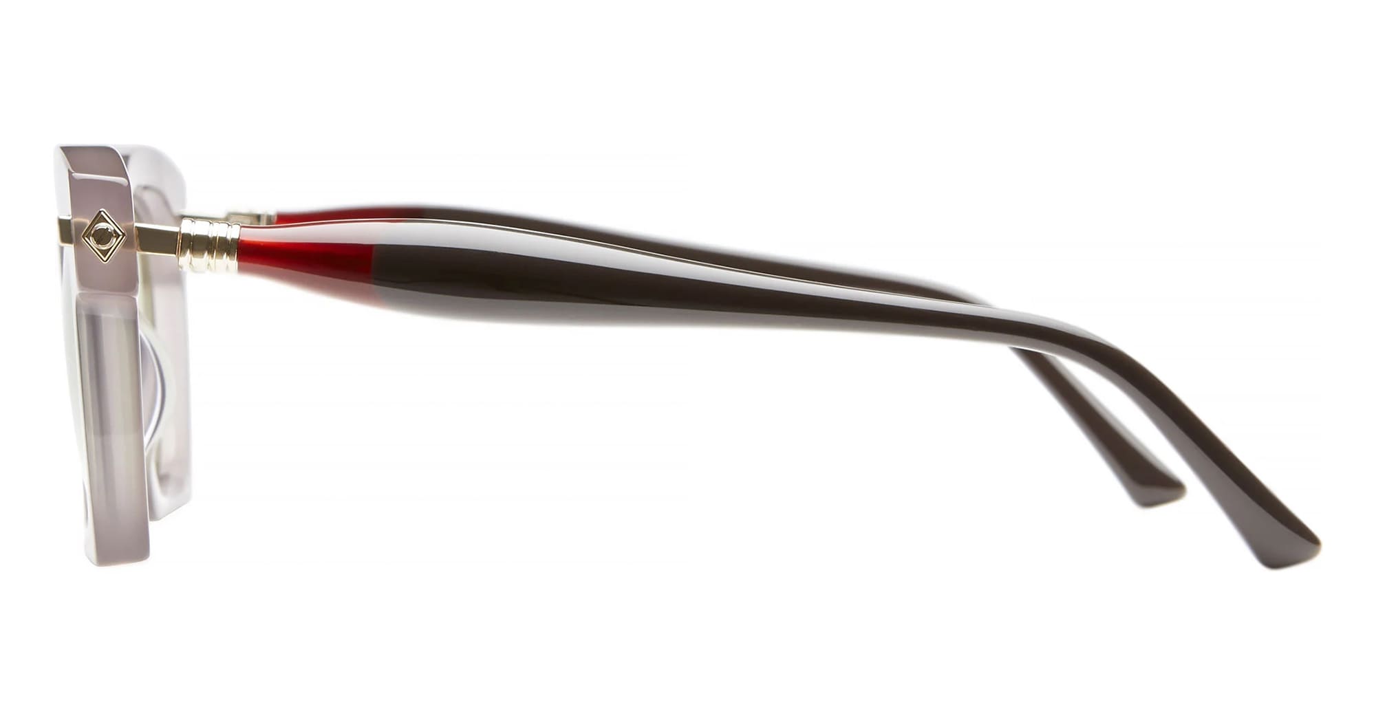 Ottica Mondello Roma - Kuboraum - KRS0J5VP00000020 - MASK J5 VP - VIOLET PETAL - Acetate - shape Squared - violet - EYEWEAR - SUNGLASSES - Unisex,Uomo,Donna,Women,Men - lens light green - Made In Italy