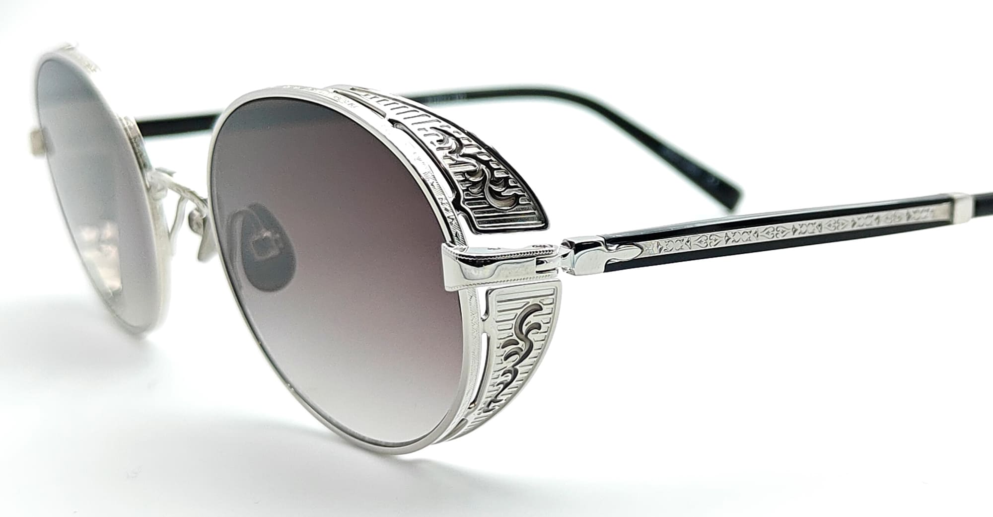 Matsuda M3137 round-frame sunglasses - Grey