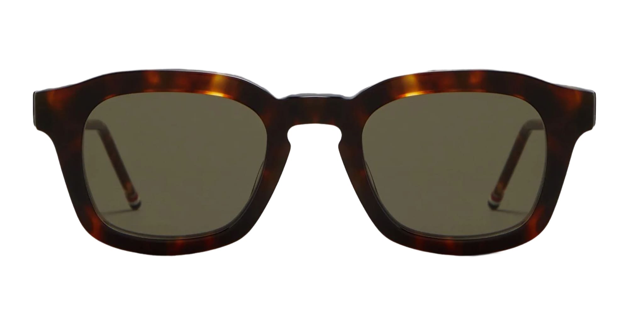 Ottica Mondello Roma - Thom Browne - UES412A-G0002-215-48 - RECTANGULAR - MED BROWN - Acetate - shape Rectangular - brown - EYEWEAR - SUNGLASSES - Uomo,Men - lens Brown - Made In Japan