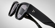 Ottica Mondello Roma - Jacques Marie Mage - JMMEH-88 - CHELSEA - BLACK - Acetate - shape Round - Black - EYEWEAR - SUNGLASSES - Unisex,Uomo,Donna,Women,Men - lens Black - Made In Japan