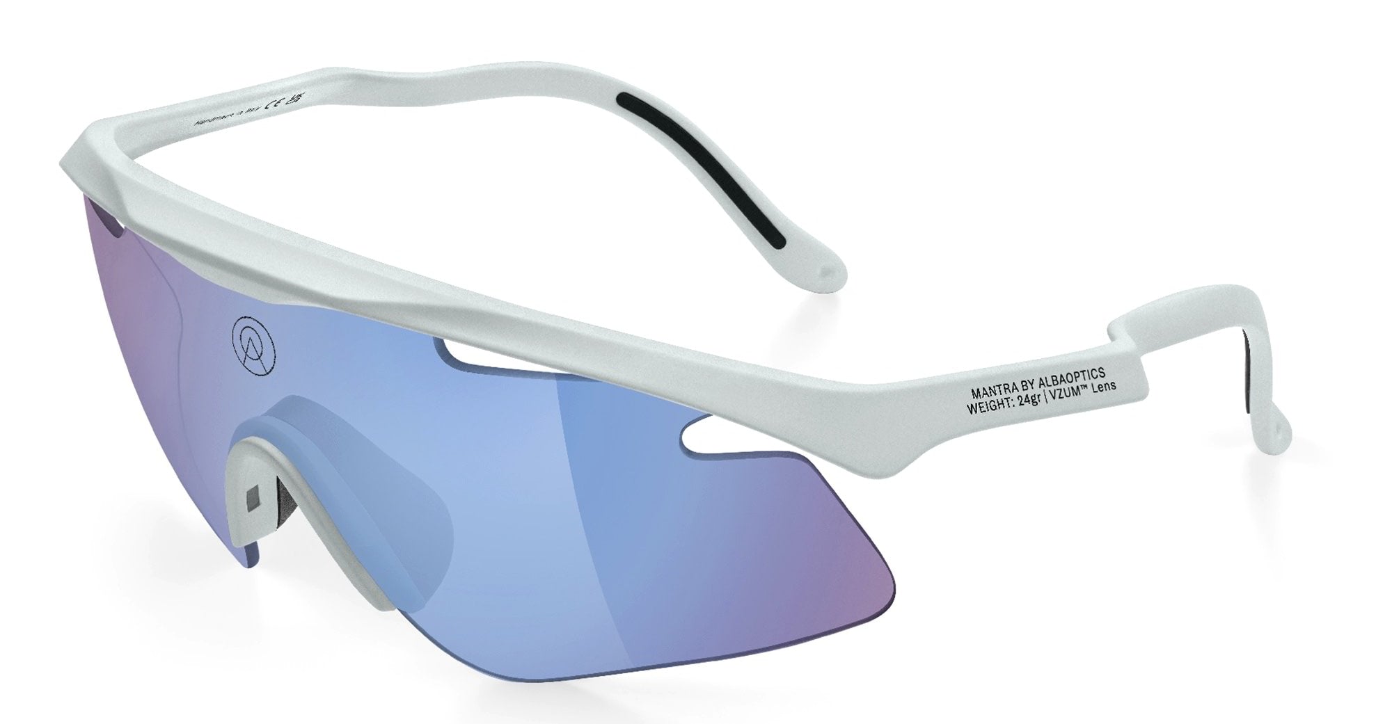 Ottica Mondello Roma - Alba Optics - 8050054518008 - MANTRA - ICE / VZUM F-LENS FLM - Tr90 - shape Mask - grey - EYEWEAR - SUNGLASSES - Unisex,Uomo,Donna,Women,Men - lens purple - Made In Italy