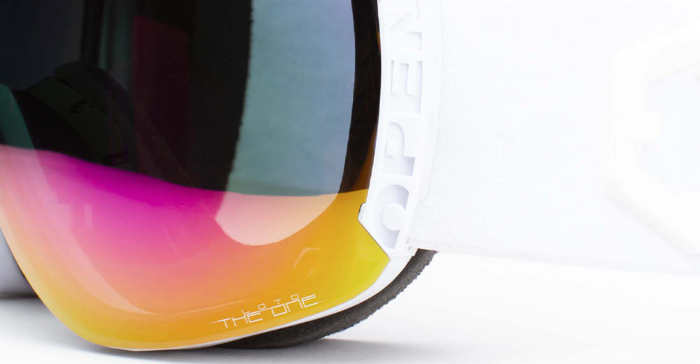 Ottica Mondello Roma - Out Of - 2G010124 - OPEN - WHITE / THE ONE LOTO LENS - nylon - shape Mask - White - EYEWEAR - GOGGLES - Unisex,Uomo,Donna,Women,Men - lens Pink - Made In Italy