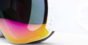 Ottica Mondello Roma - Out Of - 2G010124 - OPEN - WHITE / THE ONE LOTO LENS - nylon - shape Mask - White - EYEWEAR - GOGGLES - Unisex,Uomo,Donna,Women,Men - lens Pink - Made In Italy