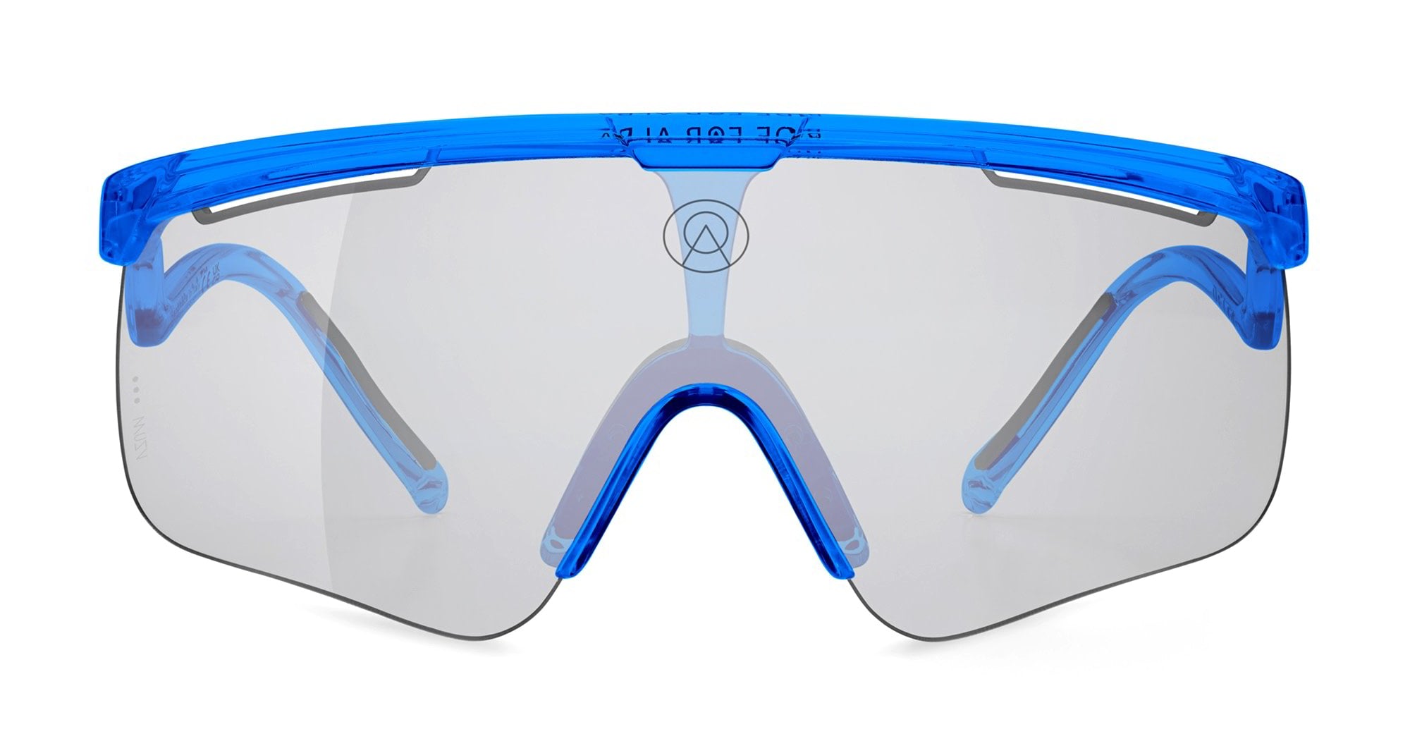 Ottica Mondello Roma - Alba Optics - 8050054517513 - DELTA - BLUE GLOSSY / VZUM SUPER ALU - Tr90 - shape Mask - blue - EYEWEAR - SUNGLASSES - Unisex,Uomo,Donna,Women,Men - lens Grey - Made In Italy