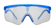 Ottica Mondello Roma - Alba Optics - 8050054517513 - DELTA - BLUE GLOSSY / VZUM SUPER ALU - Tr90 - shape Mask - blue - EYEWEAR - SUNGLASSES - Unisex,Uomo,Donna,Women,Men - lens Grey - Made In Italy