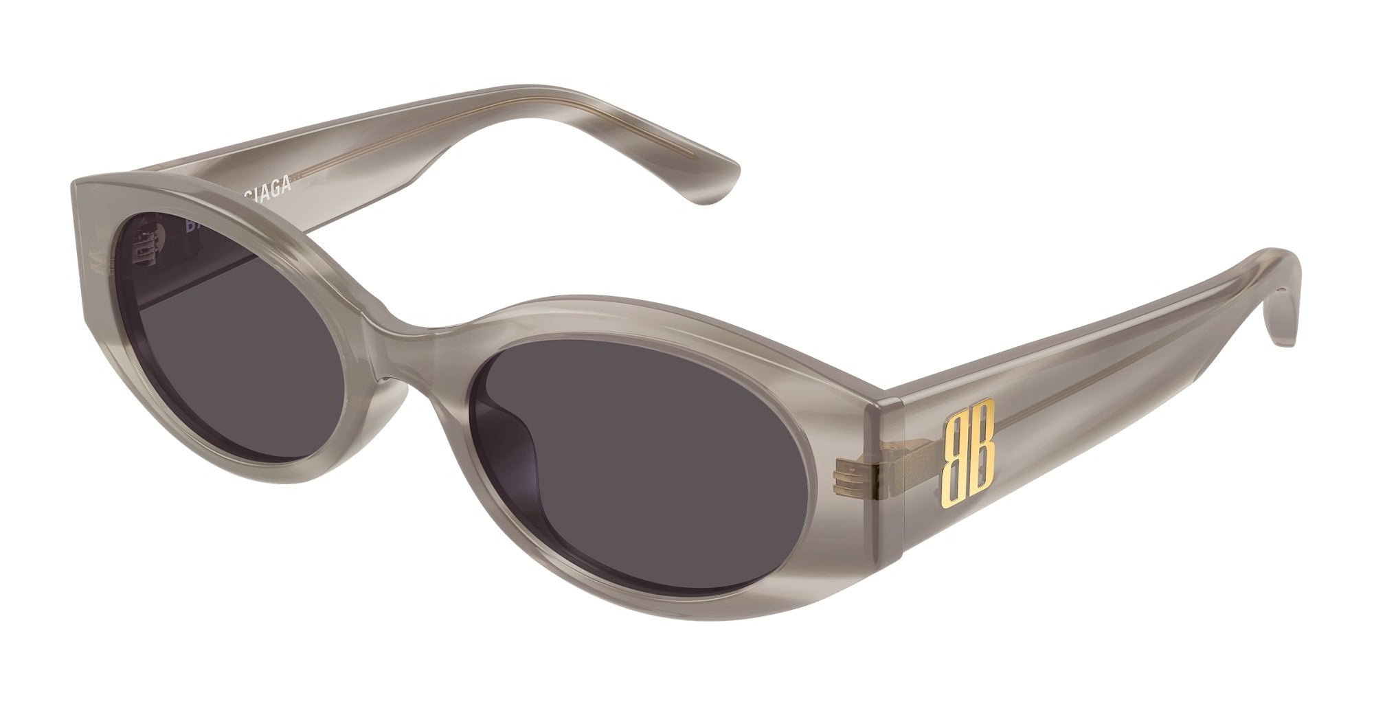 Ottica Mondello Roma - Balenciaga - BB0477SA-003 - BB0477SA-003 - GREY / ASIAN FIT - Acetate - shape Oval - grey - EYEWEAR - SUNGLASSES - Unisex,Uomo,Donna,Women,Men - lens Grey - Made In Italy
