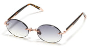 Ottica Mondello Roma - John Dalia - R05-C512 - R05 -  C512 18k Rose Gold - stainless steel - shape Round - rose gold - EYEWEAR - SUNGLASSES - Unisex,Uomo,Donna,Women,Men - lens Gradient grey - Made In France