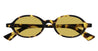 Ottica Mondello Roma - Bottega Veneta - BV1388S-002 - BV1388S-002 - HAVANA - Acetate - shape Oval - Havana - EYEWEAR - SUNGLASSES - Unisex,Uomo,Donna,Women,Men - lens yellow - Made In Japan