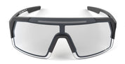 Ottica Mondello Roma - Out Of - XS185585L - Bot 3 LITE - Black / WHITE / IRID CLEAR LARGE - Acetate - shape Mask - black, white - EYEWEAR - SUNGLASSES - Unisex,Uomo,Donna,Women,Men - lens Grey - Made In Italy