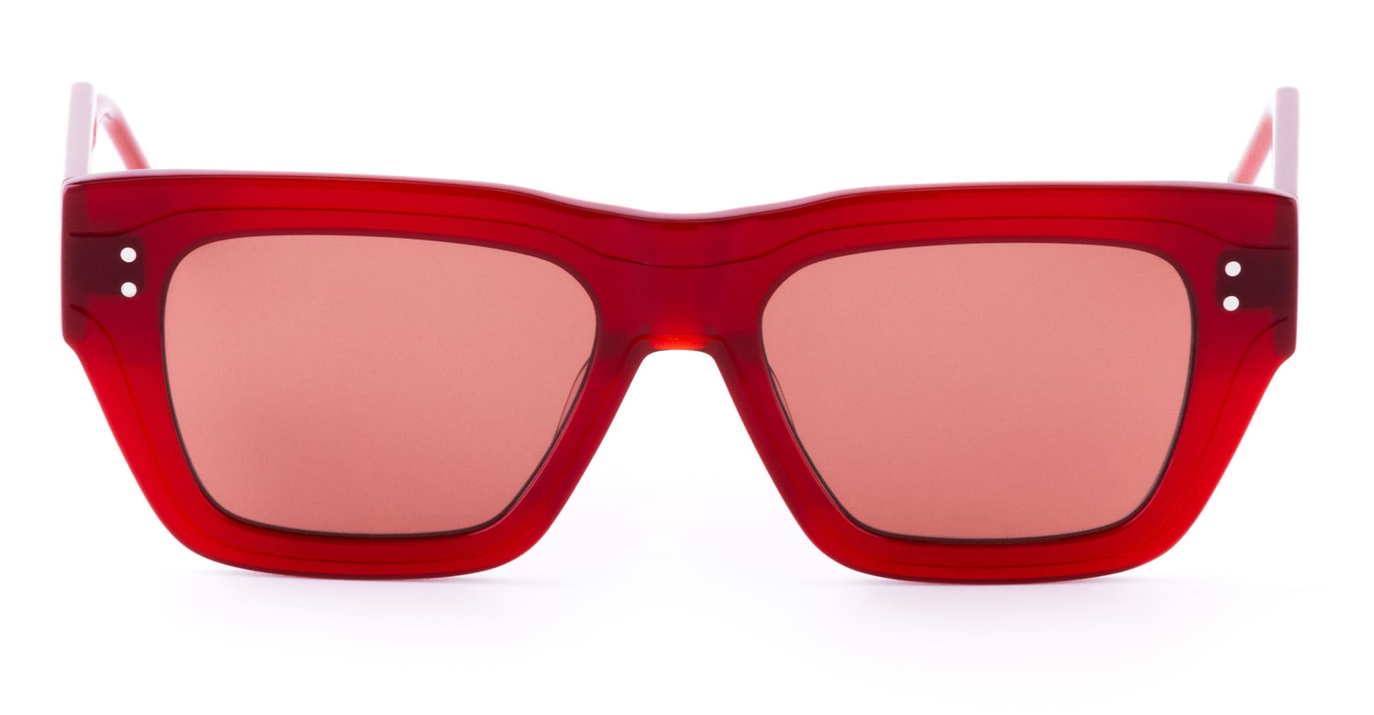 Ottica Mondello Roma - Thom Browne - UES947A-G0002-600-52 - RECTANGULAR - RED - Acetate - shape  - red - EYEWEAR - SUNGLASSES - Donna,Women - lens  - Made In Japan