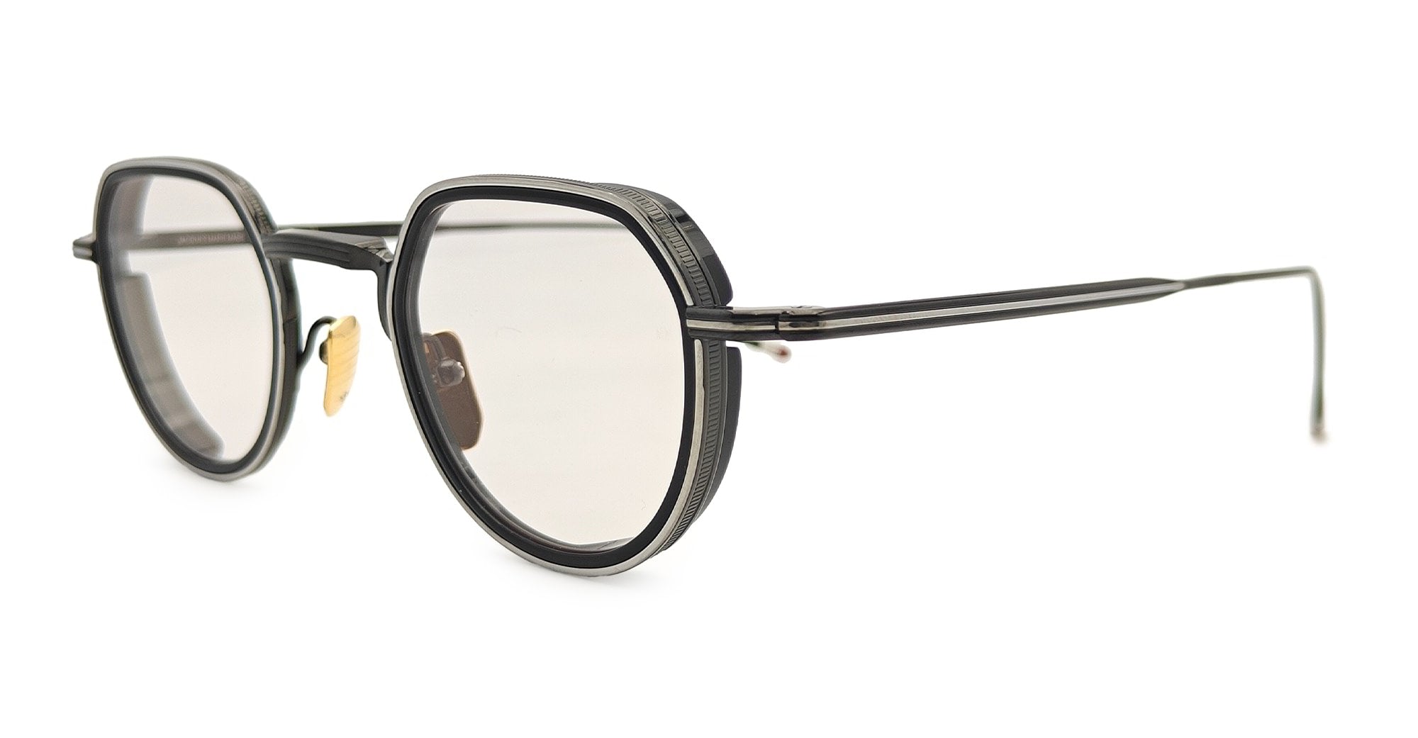 Ottica Mondello Roma - Jacques Marie Mage - JMMDIRX-S3 - DIXON - PAON RX - beta titanium - shape Round - Black - EYEWEAR - EYEGLASSES - Unisex,Uomo,Donna,Women,Men - lens Clear - Made In Japan