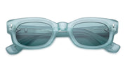 Ottica Mondello Roma - Jacques Marie Mage - JMMWC-15V - WHISKEYCLONE - PISCINE - Acetate - shape Rectangular - light blue - EYEWEAR - SUNGLASSES - Uomo,Men - lens turquoise - Made In Japan