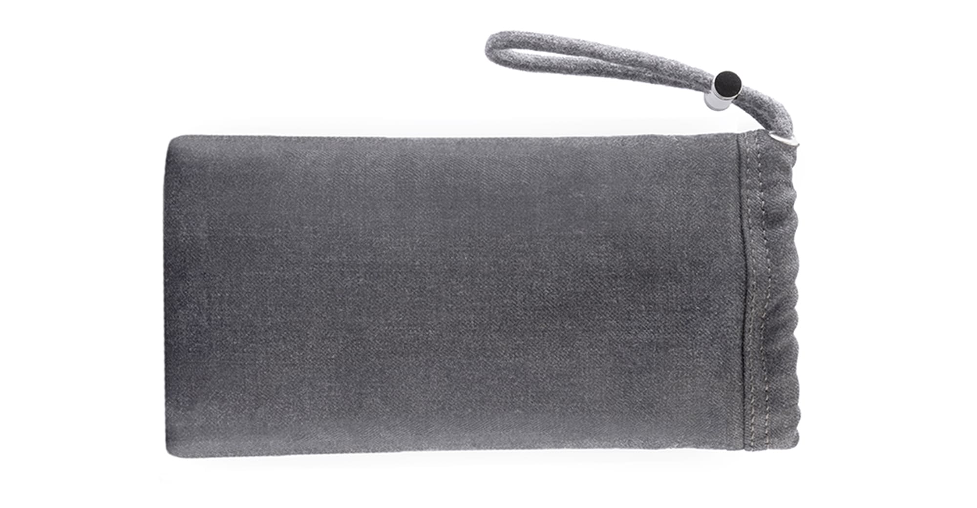 Soft twill eyewear case - med grey